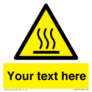 Custom Hot Surface Sign